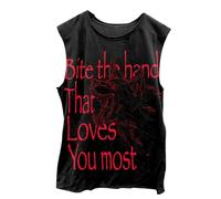 Camiseta Interior de Tirantes Hombre, Camiseta sin Mangas con Estampado de Halloween para Hombre, cómoda, Holgada, sin Mangas, Informal, para Entrenamiento de Verano, Tejido elástico y Transpirable