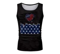 Camiseta Interior sin Mangas para Hombre Camisetas Diario Deporte Gym Holgados Casual Tank Top Playa Músculo T-Shirt Deportivo elástica Gimnasio Ideales Culturismo avanzado#A