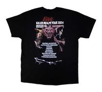 Camiseta Iron Maiden Dead by Daylight Killer Realm, Negro, XL