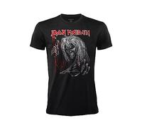 Camiseta Iron Maiden Killers Oficial Rock Negra. Banda de Metal Pesado. Algodón. Unisex. Adulto Niño. (XXL)