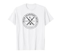 Camiseta Iron Sharpens para Hombre, Cita inspiradora Camiseta