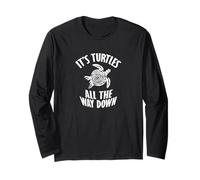 Camiseta It's Turtles All The Way Down Manga Larga