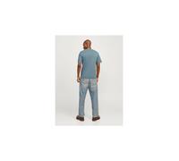 Camiseta jack and jones skull rock crew azul hombre XL