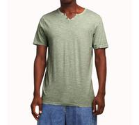JACK & JONES Jjesplit Neck tee SS Noos Camiseta, Iceberg Green, XL Hombres