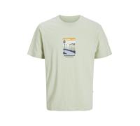 Camiseta Jack & Jones Para Hombre (JORSPLIT GRAPHIC FRONT) En 3 Colores, 4XL-7XL