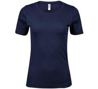 Tee-Jays Camiseta Mujer Cuello Redondo Manga Corta Jersey Interlock