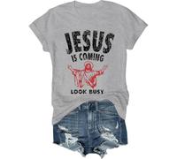 Camiseta Jesus is Coming Look Busy 1992, Jesus is Coming Look Busy 1992, camiseta Jesus is Coming, camiseta Jesus is Coming, gris, M