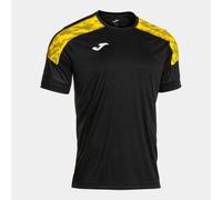 Camiseta Joma Manga Corta Championship VIII Hombre Negro Amarillo - CD S