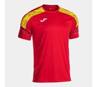 Camiseta Joma Manga Corta Championship VIII Hombre Rojo Amarillo - CD S