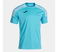 Camiseta Joma Manga Corta Championship VIII Hombre Turquesa Fluor - CD S