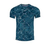 CAMISETA JOMA MANGA CORTA R-NATURE 105123.322 AZUL MARINO HOMBRE TECNICA