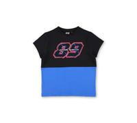 Camiseta Jorge Martin 89 Aprilia Moto GP Oficial Niño Negro, azul/negro, 10-11 Años