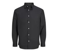 Camiseta JREBGAVIN Solid LS Noos, Negro, XXL