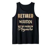 Camiseta jubilada Warden Not My Problem Anymore para Wardens Camiseta sin Mangas
