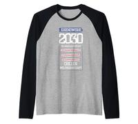 Camiseta Jugendweihe 2030 - Sí, mi Plan funcionó Camiseta Manga Raglan