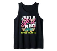 Camiseta Just A Girl Who Loves Plant Lover Monstera Succulent Camiseta sin Mangas