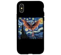 Camiseta Kaiju Monstruo Japonés Van Gogh Noche Estrellada Carcasa para iPhone X/XS