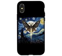 Camiseta Kaiju Monstruo Japonés Van Gogh Noche Estrellada Carcasa para iPhone X/XS