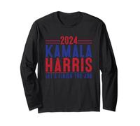 Camiseta Kamala Harris 2024, Camiseta Let's Finish The Job, Kama Manga Larga