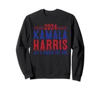 Camiseta Kamala Harris 2024, Camiseta Let's Finish The Job, Kama Sudadera