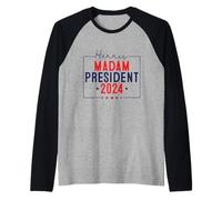 Camiseta Kamala Harris 2024 para Presidente, Vota Kamala Harris Camiseta Manga Raglan