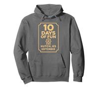 Camiseta Kansas Fair 10 días de diversión Hutch KS Ferris Wheel Sudadera con Capucha