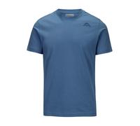 Kappa Cafers Slim tee Camiseta técnica cómoda y con Estilo Hombre, Blue Cobalt/Blue Dk Denim, M