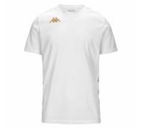 CAMISETA KAPPA-GIOVO-001 381P1EW-001 BLANCA HOMBRE MANGA CORTA