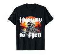 Camiseta Karneval Motorrad Rocker Trikot Spruch Fasching Hell Tod Camiseta