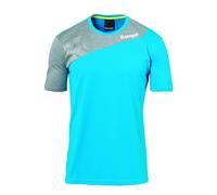 Kempa Core 2.0 Shirt Camiseta De Juego De Balonmano, Hombre, Kempa Azul/Gris Oscuro, M