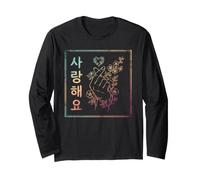Camiseta KPOP Pop Coreano K-Drama Corea Seúl Manga Larga