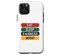 Camiseta Kwanzaa Principios - Eat Sleep Kwanzaa Repeat Carcasa para iPhone 11 Pro