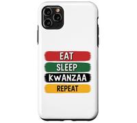 Camiseta Kwanzaa Principios - Eat Sleep Kwanzaa Repeat Carcasa para iPhone 11 Pro MAX