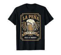 Camiseta La Peña Nunca Muere- Regalo Divertido Fiesta Camiseta