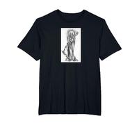 Camiseta La Santa Muerte Camiseta, Hombre Tallas Grandes, Negro, 4X Alto