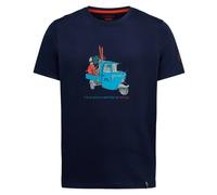 CAMISETA LA SPORTIVA APE F02643643 AZUL MARINO HOMBRE CASUAL ALGODON