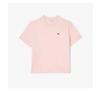 Camiseta Lacoste relaxed fit en tejido ligero - Color: ROSA CLARO,Talla: 36