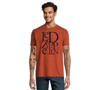Camiseta Led Zeppelin, Banda, Grupo, música Rock, Concierto, Festival (XL, Terracota)