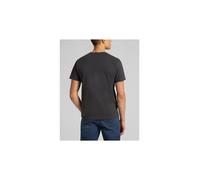 Lee Ss Patch Logo Tee, Camiseta Hombre, Washed Black, XL