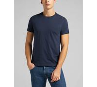 Lee Jeans Camisetas Twin Pack Crew para hombre Gris (Greymele Navy) XL