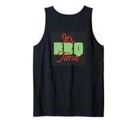 Camiseta #lele It's grill time, es hora de hacer barbacoas, grill master Camiseta sin Mangas