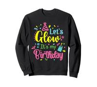 Camiseta Lets Crazy It's My Birthday Party, Brillante para Equipo de Grupo de los 80 Sudadera