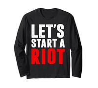 Camiseta Let's Start A Riot Manga Larga