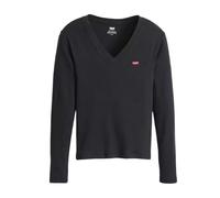 Levi'S Camiseta para Mujer Essential Hm LS Vneck, Caviar, L
