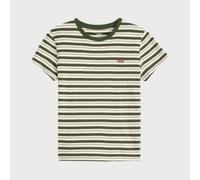 Levi'S Camiseta para Mujer The tee Striped Chesthit Logo, Mandy Stripe Mountai, S