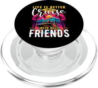 Camiseta Life is Better on a Cruise with Best Friends PopSockets PopGrip para MagSafe