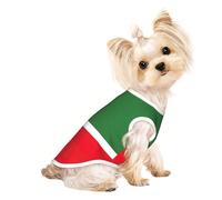 Camiseta ligera de verano con estampado de la bandera de la República de Chechenia, suave, transpirable, elástica, para gatos y perros