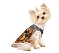 Camiseta ligera para perros con estampado de camello y arena del desierto, suave, transpirable, elástica, para gatos y perros
