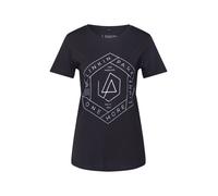 Camiseta 'Linkin Park' Mujer Merchcode XS negro / blanco