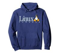Camiseta Linux Os Powered by Linux Penguin Sudadera con Capucha